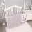 Belsden 3 Piece Crib Bedding Set for Baby Boys Girls, Classic Nursery Bedding Essential Including Comforter, Crib Sheet and Crib Skirt, Ultra Soft Cozy, Star Light Grey