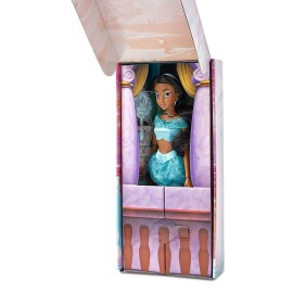 Disney Store Official Disney Princess Classic Doll (Jasmine from Aladdin), 11 Inches, Includes Brush with Molded Details, Fully Posable Toy in Classic Outfit - Disney Princess Toys for Girls