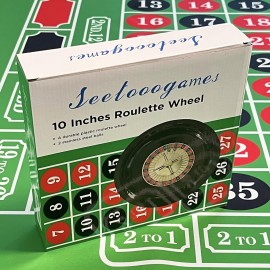 SEETOOOGAMES 10 Inches Roulette Wheel