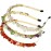 FZBHRO Raw Crystal Headband Spiritual Quartz Hair Accessories Genuine Crystal Stone Beaded Tiara for Women Girls 3pcs