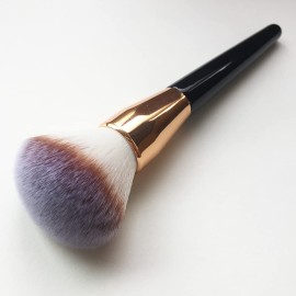 RN BEAUTY Premium Makeup Brush Kabuki Brushes Blush Brush Powder Brush Foundation Brush Bronzer Contour Face Blender Brush Blending Buffing Multifunction Cosmetics Tools Full Coverage (Rose Gold/Black)