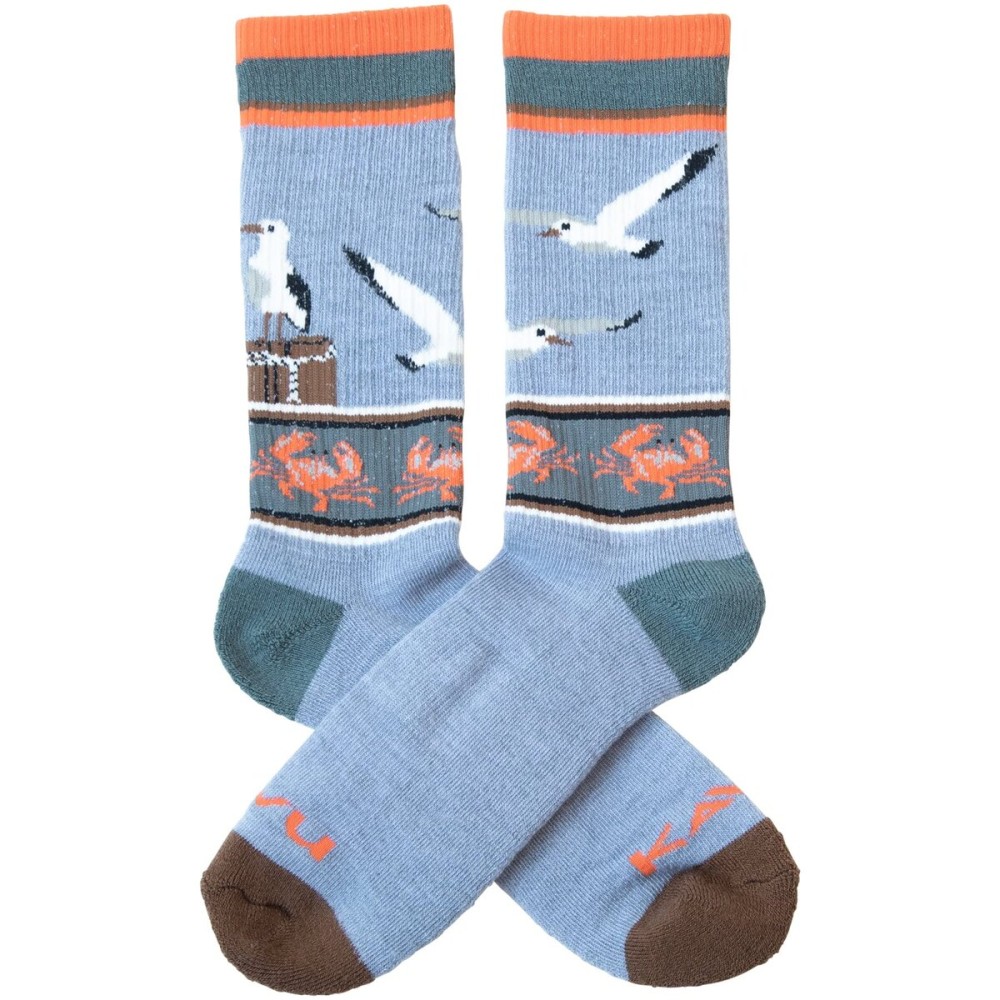 KAVU Moonwalk Wool Hiking Socks - Seagull