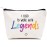 LIBIHUA Coworker Leaving Present-Farewell Gift-Going Away Present for Colleagues-New Job,Good Bye Gifts for Boss,Women,Her,Friends-Makeup Bag Cosmetic Bag Travel Pouch-I Used to Work With Legends