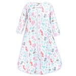Hudson Baby Unisex Baby Long Sleeve Muslin Sleeping Bag, Wearable Blanket, Sleep Sack, Woodland Fox, 18-24 Months