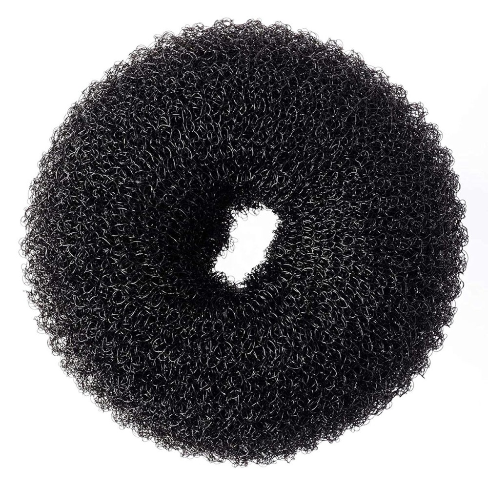 Hair Donut Bun Maker, Ring Style Bun, Chignon Hair Increase Doughnut Shaper for Thick and Long Hair (XX-Large, 5.5 Inch/Black) Hair Donut Bun Maker, Ring Style Bun, Chignon Hair Increase Doughnut Shaper for Thick and Long Hair (XX-Large, 5.5 Inch/Black)