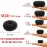 Hair Donut Bun Maker, Ring Style Bun, Chignon Hair Increase Doughnut Shaper for Thick and Long Hair (XX-Large, 5.5 Inch/Black)