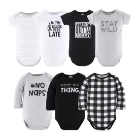 The Peanutshell Baby Layette Gift Set for Baby Girls - 23 Piece New Born Girl Gift Set, Clothes & Newborn Essentials Must Haves - Girl Clothes 0-3 Months - Black & White