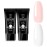 ROSALIND Soft Pink&White Poly Extension Gel for Nails, 2 PCS 30ml White Poly Nail Gel Light Pink Poly Builder Acrylic Extension, Poly Nail Colors in Tube
