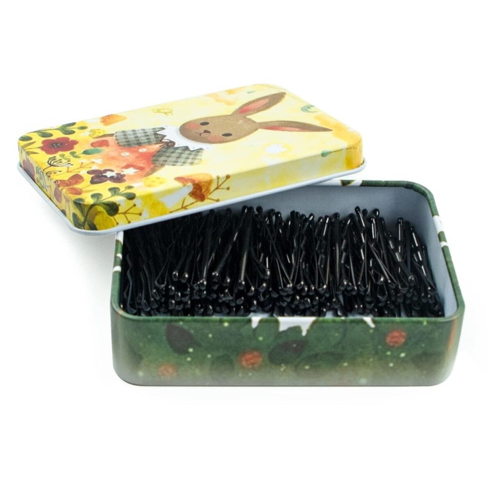 Mini Bobby Pins Black with Cute Case, 200 CT 1.38 Inch Small Hair Bobby Pins for Buns, Premium Hair Pins for Kids, Girls and Women, Great for All Hair Types Mini Bobby Pins Black with Cute Case, 200 CT 1.38 Inch Small Hair Bobby Pins for Buns, Premium Hair Pins for Kids, Girls and Women, Great for All Hair Types