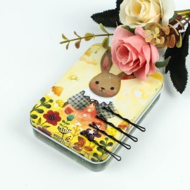 Mini Bobby Pins Black with Cute Case, 200 CT 1.38 Inch Small Hair Bobby Pins for Buns, Premium Hair Pins for Kids, Girls and Women, Great for All Hair Types Mini Bobby Pins Black with Cute Case, 200 CT 1.38 Inch Small Hair Bobby Pins for Buns, Premium Hair Pins for Kids, Girls and Women, Great for All Hair Types