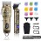 Suttik Professional Hair Clippers for Men, Clippers and Trimmers Set, Cordless Barber Clippers for Hair Cutting, Beard Trimmer Hair Cutting Kit with T-Blade Close Cutting Trimmer