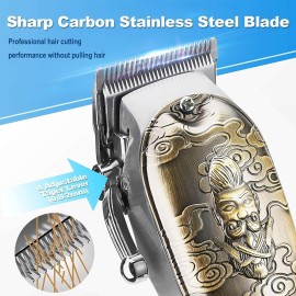 Suttik Professional Hair Clippers for Men, Clippers and Trimmers Set, Cordless Barber Clippers for Hair Cutting, Beard Trimmer Hair Cutting Kit with T-Blade Close Cutting Trimmer Suttik Professional Hair Clippers for Men, Clippers and Trimmers Set, Cordless Barber Clippers for Hair Cutting, Beard Trimmer Hair Cutting Kit with T-Blade Close Cutting Trimmer