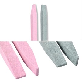 6 Pieces Nail Art File Nail Cuticle Pusher Pumice Stone Nail Art File Pumice Stone Nail Cuticle Pusher Trimmer Pedicure Nail Art Pedicure Manicure Tools for Home Salon, Green