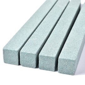 6 Pieces Nail Art File Nail Cuticle Pusher Pumice Stone Nail Art File Pumice Stone Nail Cuticle Pusher Trimmer Pedicure Nail Art Pedicure Manicure Tools for Home Salon, Green