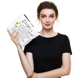 Mom\'s Love Letter Makeup Bag - Birthday Gift for Daughter with Encouragement Note