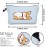 Deanfun Makeup Case Small, Cosmetic Zipper Bag Waterproof for Purse Mini, Women Cute Traveling Accessories Pouch for Ladies Thanksgiving Christmas Gifts(D2-55061)