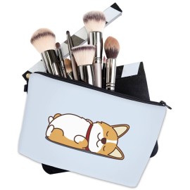 Deanfun Makeup Case Small, Cosmetic Zipper Bag Waterproof for Purse Mini, Women Cute Traveling Accessories Pouch for Ladies Thanksgiving Christmas Gifts(D2-55061)