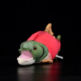 ZHONGXIN 15 Cute Sockeye Salmon Plush Toy, Stuffed Animal for Kids, Deep Sea Collection Gift (Sockeye Salmon)