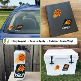 Desert Cactus Phoenix Suns Sticker NBA Officially Licensed Vinyl Decal Laptop Water Bottle Car Scrapbook (4 Inch)