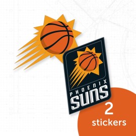 Desert Cactus Phoenix Suns Sticker NBA Officially Licensed Vinyl Decal Laptop Water Bottle Car Scrapbook (4 Inch)