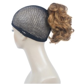 Lydell Short Ponytail Hair Extensions Wavy Curly Synthetic Hairpiece with Jaw Claw (27 Strawberry Blonde) Lydell Short Ponytail Hair Extensions Wavy Curly Synthetic Hairpiece with Jaw Claw (27 Strawberry Blonde)