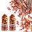 Nail Art Maple Leaf Flake 20gram Glitter Fall Leaves Metallic 3D Maple Leaf Shaped Red Yellow Orange Mixed Design Confetti -Maple Spangles for Women Girls Manicure Kit Decorations (2 Pot)