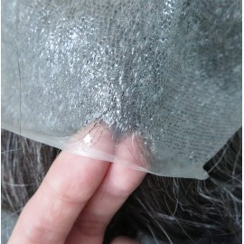 HAIR NATURE Men Toupee Hair Pieces, Human Hair Replacement Systems, Male Hair Units Ultra Thin Skin Natural Hairline 1B20