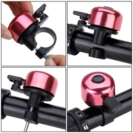 Paliston Bike Bell Bicycle Bell Crisp Sound for Adults Kids Boys Girls Blue & Pink