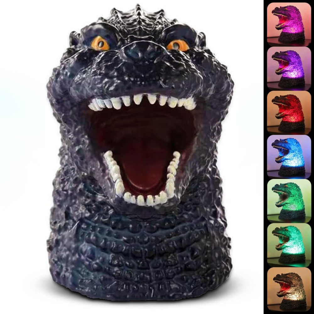 WLHONG Dinosaur Monster Night Light for Kid, Cute Color Changing Silicone Baby Night Light with Touch Sensor, Portable Rechargeable LED Bedside Nursery Lamp for Toddlers Room, Monster Gift Boys Girls