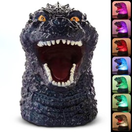 WLHONG Dinosaur Monster Night Light for Kid, Cute Color Changing Silicone Baby Night Light with Touch Sensor, Portable Rechargeable LED Bedside Nursery Lamp for Toddlers Room, Monster Gift Boys Girls