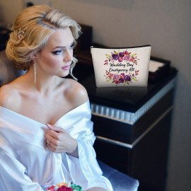 Floral Wedding Emergency Kit for Bride Wedding Survival Set with Makeup Bag, Bridal Shower Kit Gift Present Fun Engagement Present for Bride Emergency Supplies(Elegant Series) Floral Wedding Emergency Kit for Bride Wedding Survival Set with Makeup Bag, Bridal Shower Kit Gift Present Fun Engagement Present for Bride Emergency Supplies(Elegant Series)