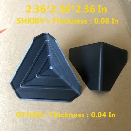 [80 Pack] Shipping Box Corner Protectors Plastic Packaging Edge Protectors, Carton Packing Corner Guard Frame Corner Protectors 60 Type Handcraft Packaging Protector for Express Box Packaging.