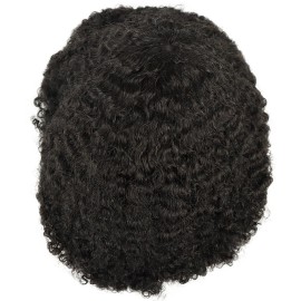 12MM Man Weave Hair Unit Black Men Afro Curly Toupee Full Poly Skin Pu Mens Toupee Human Hair System for Men Hair Piece 12MM Man Weave Hair Unit Black Men Afro Curly Toupee Full Poly Skin Pu Mens Toupee Human Hair System for Men Hair Piece