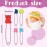 30 pcs Baby Safety Diaper Pin with Plastic Head Animal Pattern 2.4 Inch Secure Clips for Fastening Baby Clothes Diaper Napkins Stainless Steel Kids Newborn Safety Pin with Lock Buckle, Random Patterns