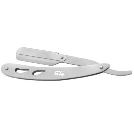 G4 Stainless Steel Straight Edge Barber Shaving Razor Blade for Close Shaving Men Replaceable Blades (Silver) G4 Stainless Steel Straight Edge Barber Shaving Razor Blade for Close Shaving Men Replaceable Blades (Silver)