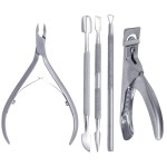 G4 Vision Acrylic Nail Clipper, Acrylic Nail Cutter Fake Nail Clippers False Artificial Nail Clipper Tip Trimmer Art Manicure Tools (Combo 01)