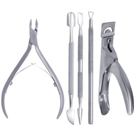 G4 Vision Acrylic Nail Clipper, Acrylic Nail Cutter Fake Nail Clippers False Artificial Nail Clipper Tip Trimmer Art Manicure Tools (Combo 01)