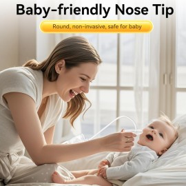 Pumpinose Nasal Aspirator for Baby and Toddler Nose Clearing with Hand Pump and Non-Invasive Tip for Quick, Quiet Suction, Co-Branded with CHIBOJI