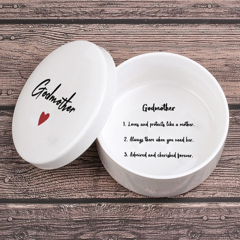 kullder Godmother Mothers Day from Godchild, Godparent Gifts, Baptism Keepsake for Godmother from Goddaughter Godson, Birthday Gift for Godmother from Godchild, Best Godmother Ever