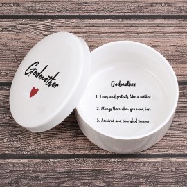 kullder Godmother Mothers Day from Godchild, Godparent Gifts, Baptism Keepsake for Godmother from Goddaughter Godson, Birthday Gift for Godmother from Godchild, Best Godmother Ever