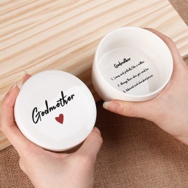 kullder Godmother Mothers Day from Godchild, Godparent Gifts, Baptism Keepsake for Godmother from Goddaughter Godson, Birthday Gift for Godmother from Godchild, Best Godmother Ever