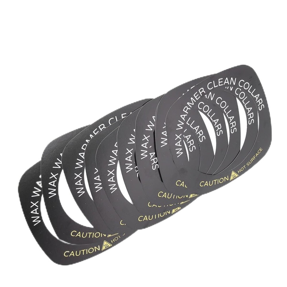 10pcs Professional Wax Warmer Collar, Wax Heater Protective Ring Accessory for Most Standard Size Wax Heaters ()