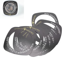 10pcs Professional Wax Warmer Collar, Wax Heater Protective Ring Accessory for Most Standard Size Wax Heaters ()