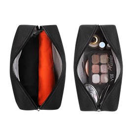 2 Pieces Small Zippered Pouch, Portable Electronics Organizer, Toiletry Carry Bag Mini Cosmetic Makeup Bag, Coin Purse Wallet, Make up Case for Purse,Storage Bag Travel Accessories, Small Packing Cube