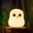 SAILINGFLO Cute Owl Kids Night Light, Birthday Gifts Room Decor Bedroom Decorations for Baby Child, LED Color Changing Soft Silicone Lamp, Gift Box