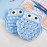 Push Pop Bubble Fidget Sensory Toy, Silicone Stress Relief Popping Toy, ABC Alphabet Owl Shaped Educational Learning Tools for Toddlers Kids Students (Black Letters-Blue)