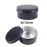 3 oz.Tins Black Aluminum Metal Tin Round Screw Top Lid Containers Jars Metal Storage Tin Jars Aluminum Tin Cans Travel Storage Tins,for Lip Balm DIY Cosmetics Salves, 3oz./3 Ounce/90 ML,18 Pack