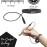SIVOTE Lash Tweezers Holder Protector, Silicone Wristband, Tweezer Delighter, Lash Extension Supplies, Black