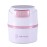 Pretty memory Lash Glue Holder Eyelash Extension Glue Storage Container Sealed Adhesive Jar Stand Tank Sealed for Women, Lash Tech Supplies Must Haves (White - Pink)