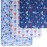 GROW WILD Blue Ocean Baby Crib Sheets for Boys (3 Pack) - Jersey Knit Fitted Sheet (52 x 28), Toddler Bedding Set & Baby Boy Crib Bedding Set, Turtles and Sea Animals Theme
